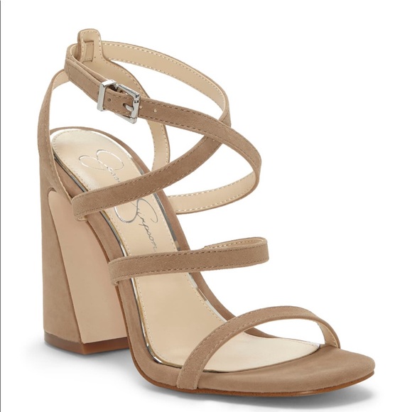 Jessica Simpson Raymie Sandals Fawny Suede size 9 - Picture 1 of 7